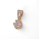 Diamantsmykke Sitara i gull med 0,25 ct W-Si-3221250