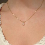 Diamantsmykke Sitara i gull med 0,25 ct W-Si-3221250