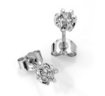 Diamantøredobber Sitara med  2/0,15 ct W-Si-422115