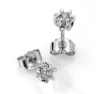 Diamantøredobber Sitara med  2/0,10 ct W-Si-422110