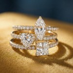 Forlovelsesring med Marquise lab Grown diamant 2,00 ct. R-VS i 18kt gull - 1601-ru-marquise-200-lab