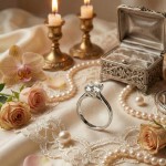 Diamantring forlovelsesring  1,00 ct i 14kt gull. Alida - 18002100