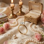 Forlovelsesring i gult gull med lab grown diamant 1,00 ct  River (E) VS2. Alida - 18002100LGgg