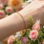 Armbånd 18k i gult gull 4 mm - 01-74-1204