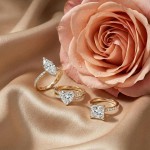 Forlovelsesring med Pricess cut lab Grown diamant 2,00 ct. R-VS i 18kt gull - 1601-ru-prin-200-lab