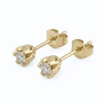 Diamantøredobber Sitara med 2/0,19 ct W-Si-422119