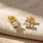 Diamantøredobber Sofia med 2/0,10 ct W-Si-21207100