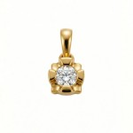Diamantsmykke Evita i gull med 0,05 ct W-Si-503050