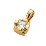Diamantsmykke Evita i gull med 0,10 ct W-Si-503100