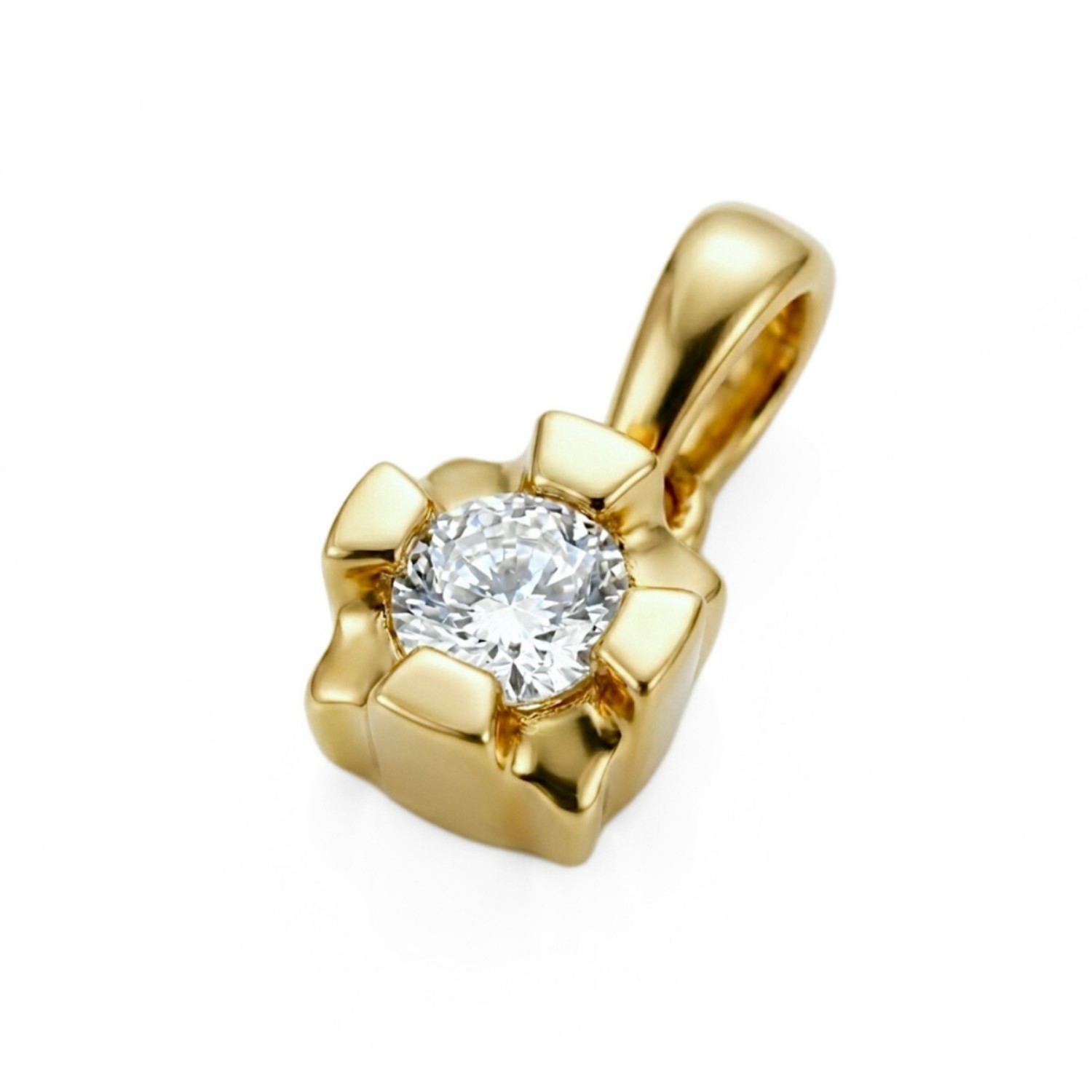 Diamantsmykke Evita i gull med 0,15 ct W-Si-503150