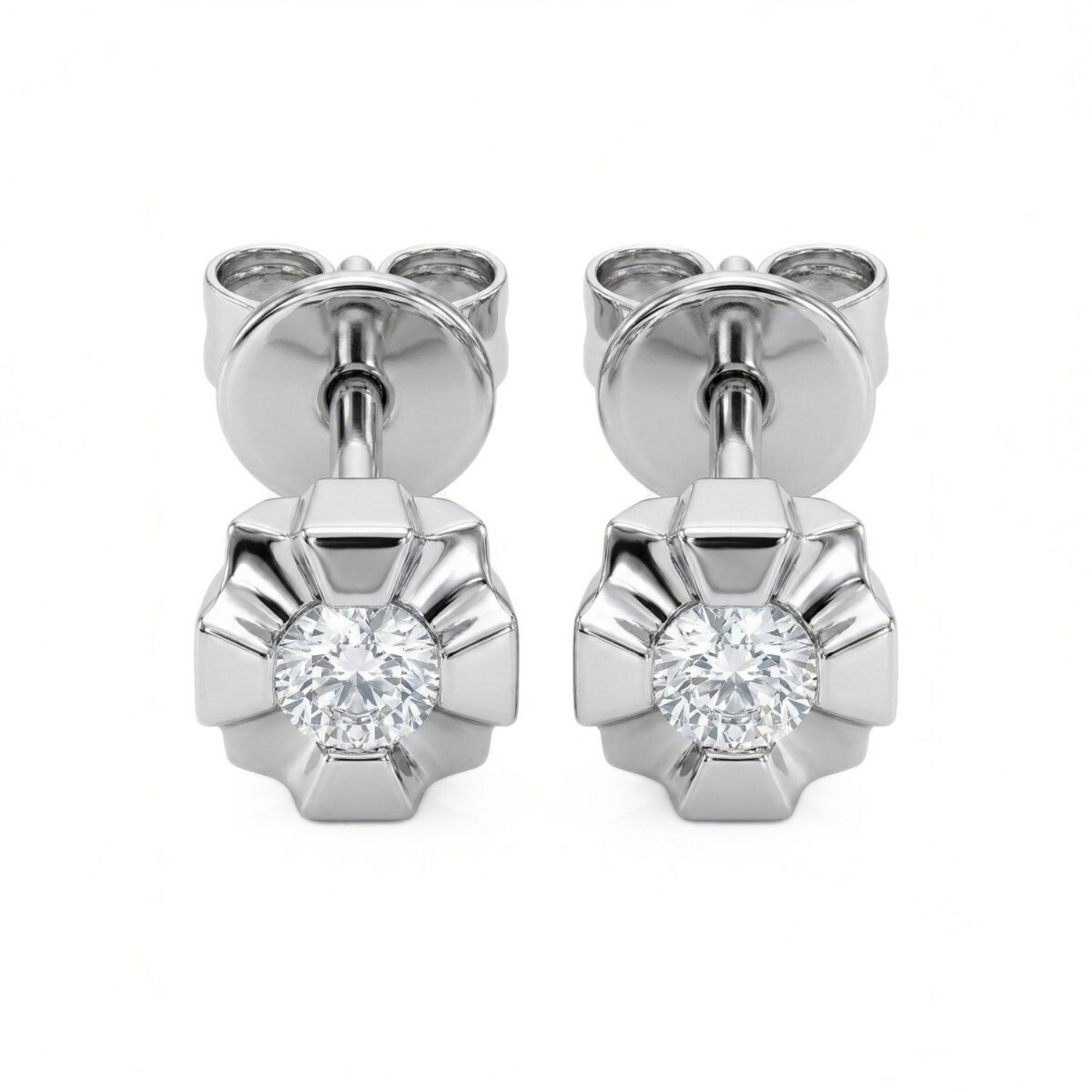 Diamantøredobber Evita med 2/0,15 ct W-Si-50215