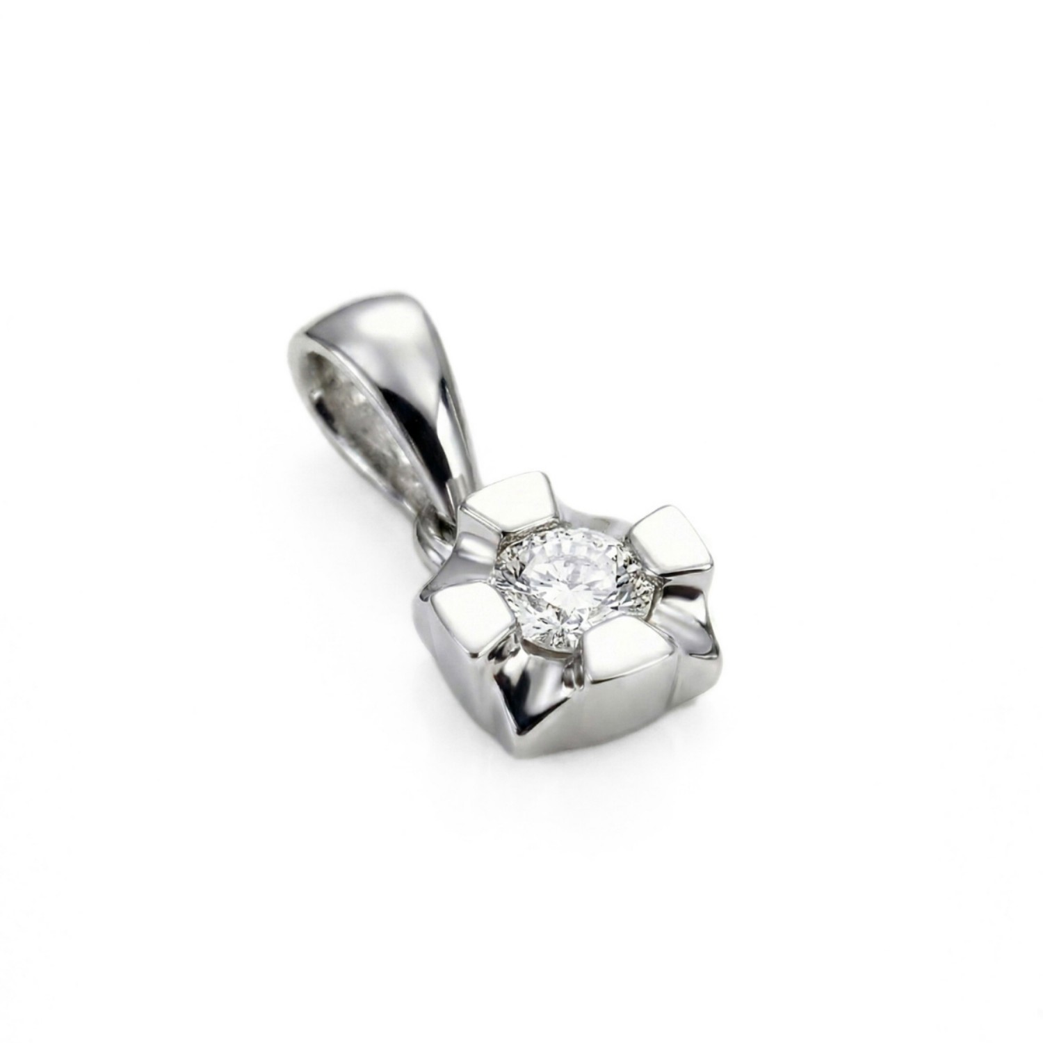 Diamantsmykke Evita i gull med 0,10 ct W-Si-50310
