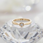 Diamantring forlovelsesring Evita 0,05 ct W-Si-501050