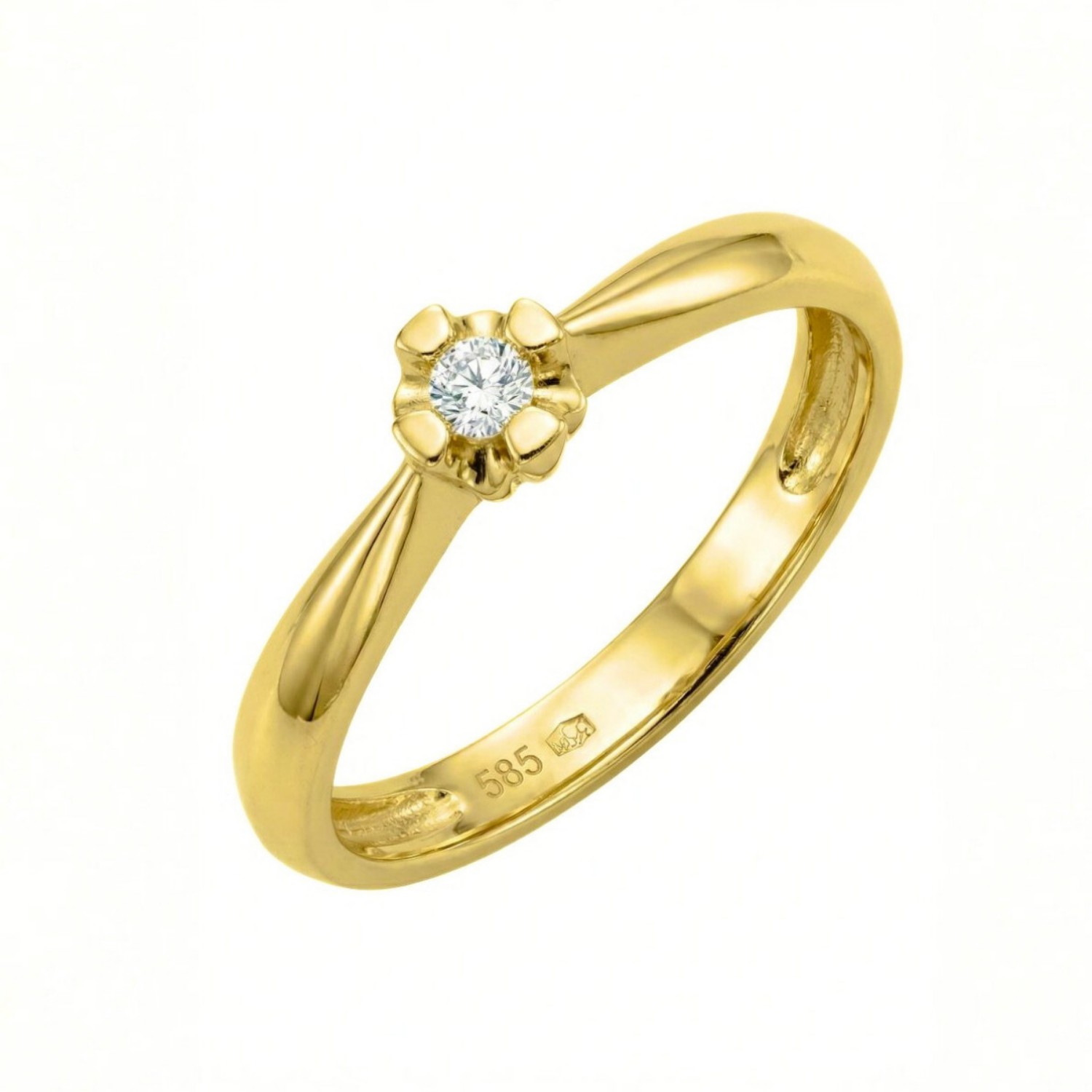 Diamantring forlovelsesring Evita 0,05 ct W-Si-501050