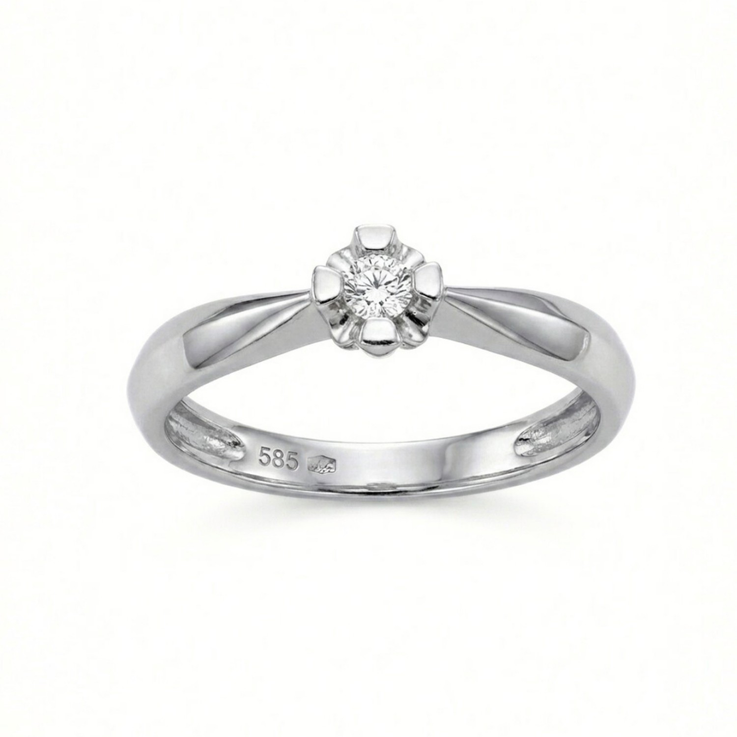 Diamantring forlovelsesring Evita 0,05 ct W-Si-5010500
