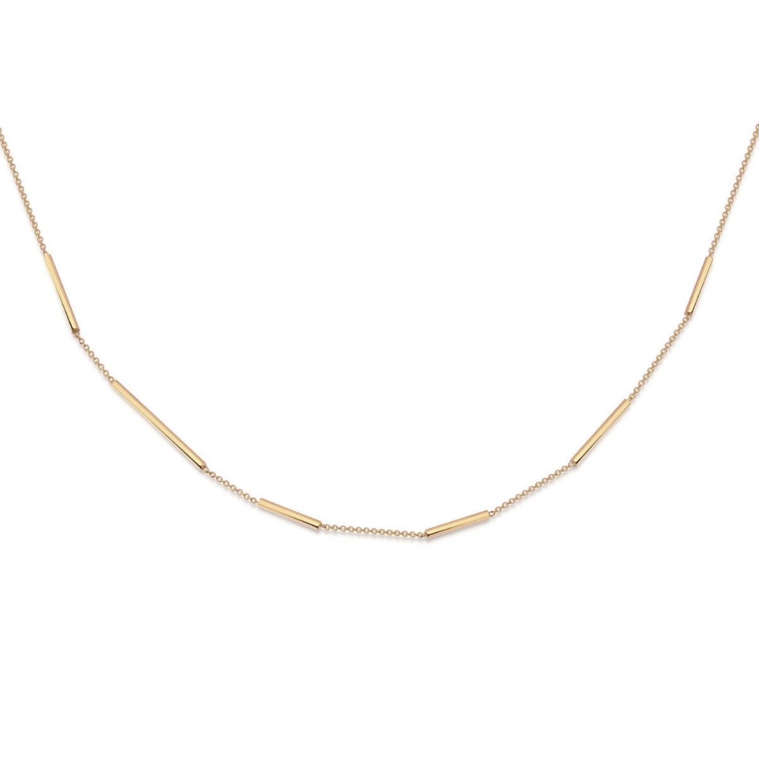 Gullkjede Staver i 18kt gull 45cm - 01-82-149-45