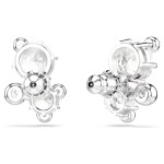 Swarovski øredobber Constella stud earrings Round cut, White, Rhodium plated - 5732253