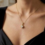 Diamantsmykke Evita i gull med 0,15 ct W-Si-503150