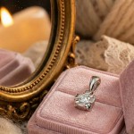 Diamantsmykke Evita i gull med 0,05 ct W-Si-50305