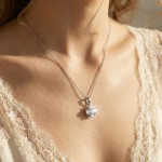 Diamantsmykke Evita i gull med 0,05 ct W-Si-50305