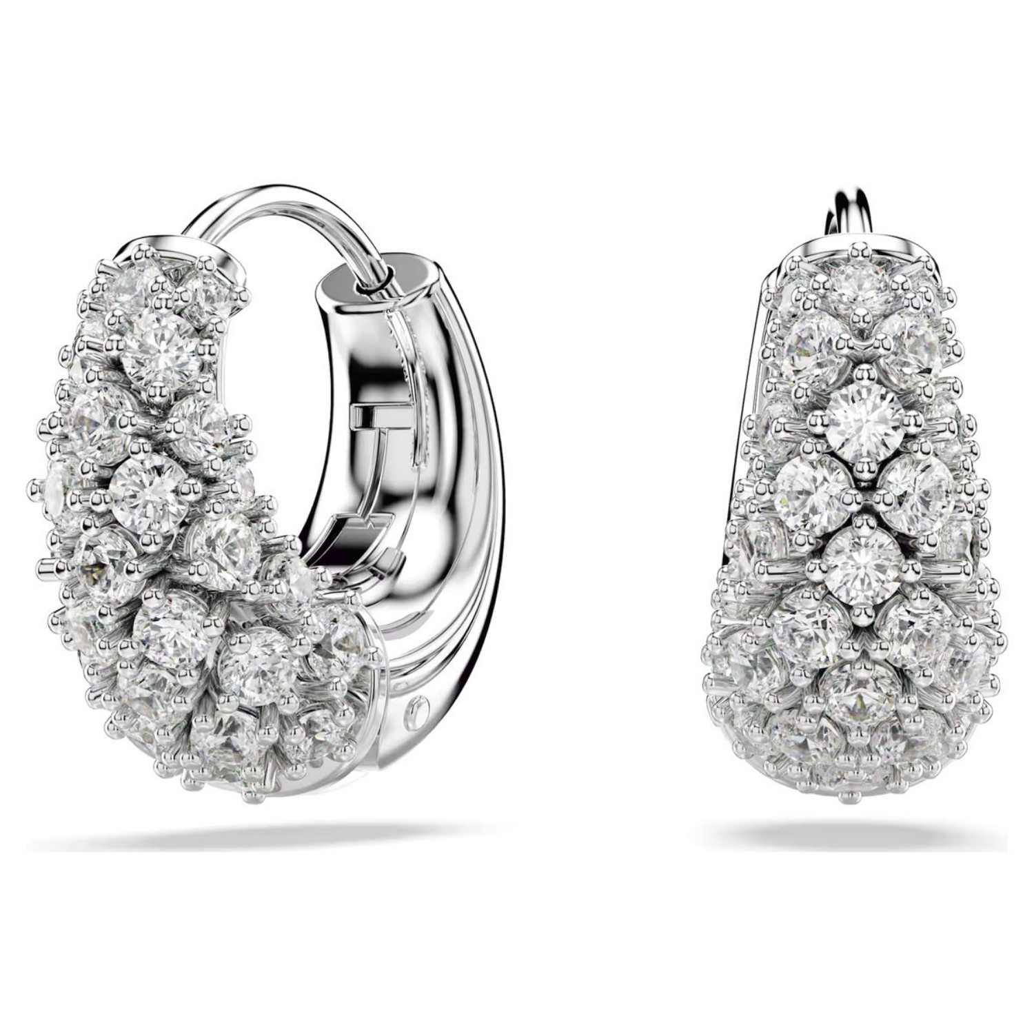 Swarovski øredobber Sublima earrings White, Rhodium plated - 5732282