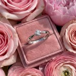 Diamantring forlovelsesring Evita 0,05 ct W-Si-5010500