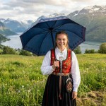 Bunadsparaply blå, Trønder - 0701000167