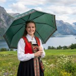 Bunadsparaply grønn, Trønder - 0701000464