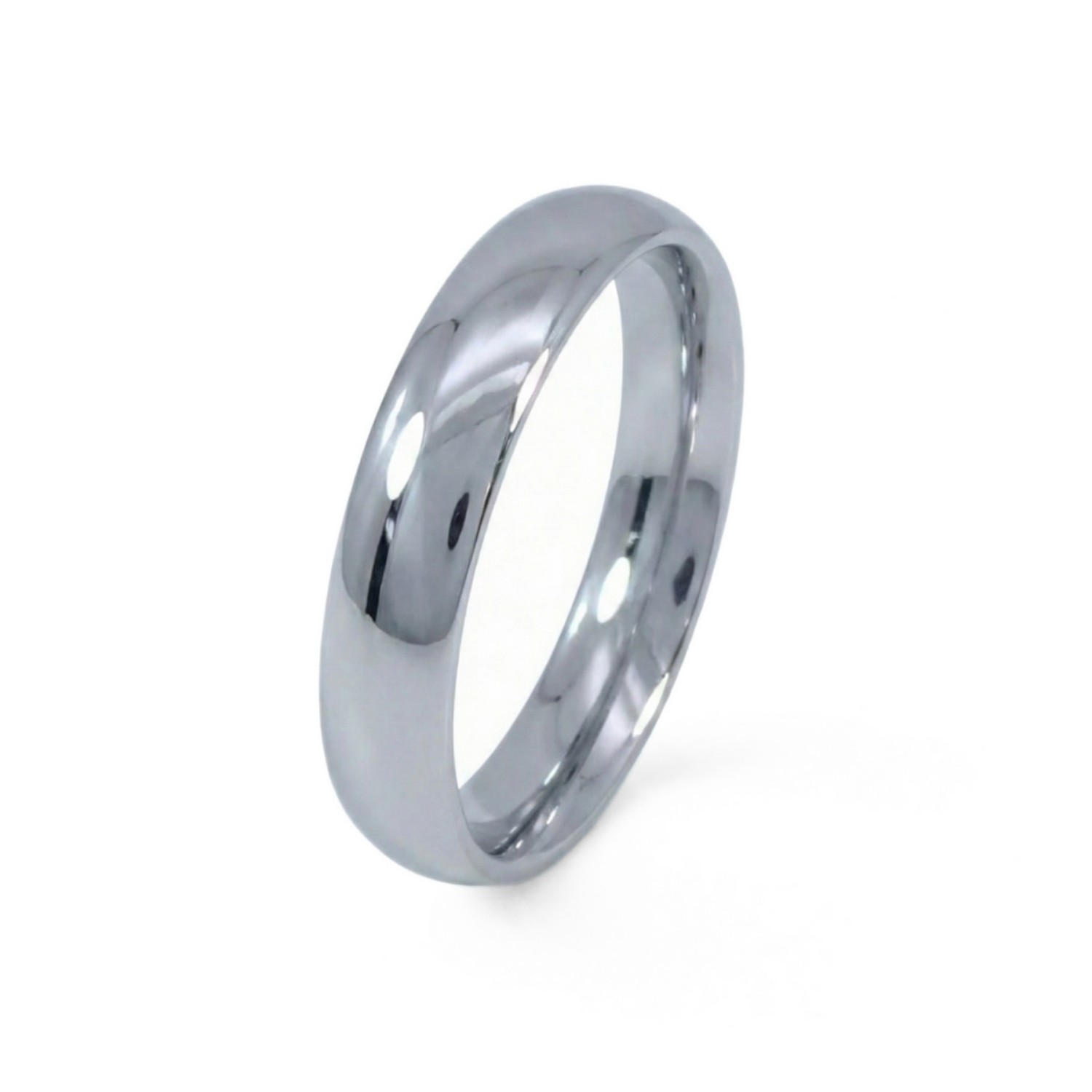 Giftering i hvitt gull 14kt, 4mm. RUBIN modell 803 - 1540