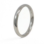 Giftering i hvitt gull 14kt, 3 mm. RUBIN modell 803 -1530