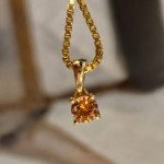 Gullsmykke med Pink Turmalin - coc1905750