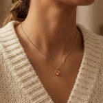 Gullsmykke med Pink Turmalin - coc1905750