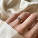 Diamantring forlovelsesring Sofia 0,11ct W/SI -120711