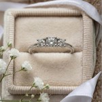 Diamantring i hvitt gull med Lab Grown diamanter 0,50 ct River-VS - Bur5Z0032