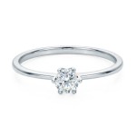 Enstens diamantring Aida med 0,25 ct i 14kt gull. TW-Si. -18016025