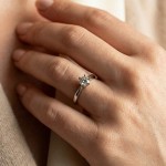 Diamantring forlovelsesring Athene 0,50ct River(D)-SI1-50346