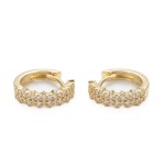 Diamantøredobber i 14 kt gull med 0,27 ct W-Si - BUR738132