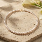 Perlekjede med Akoya perler 7-7,5 mm, lås i 18 kt gull  -22451-03