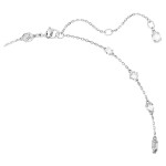 Swarovski collier Mesmera necklace Mixed cuts, Scattered design, White, Rhodium plated - 5676989