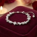 Swarovski armbånd Mesmera bracelet Mixed cuts, White, Rhodium plated - 5661529