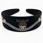 Hårbøyle til sort Graffer, håndlaget - 0702014263