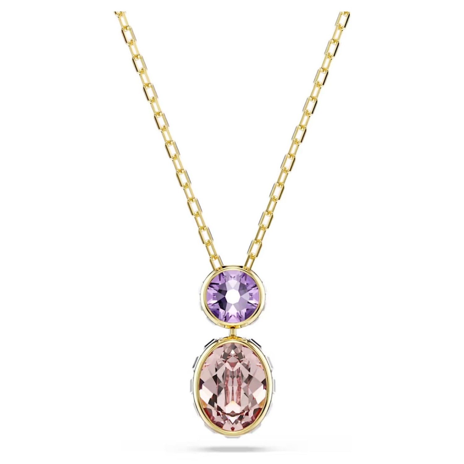 Swarovski smykke  Chroma pendant Mixed cuts, Multicolored, Gold-tone plated - 5741586