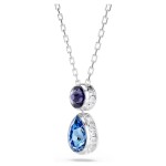 Swarovski smykke Chroma pendant Mixed cuts, Multicolored, Rhodium plated - 5738473