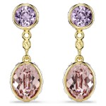 Swarovski øredobber Chroma drop earrings Mixed cuts, Multicolored, Gold-tone plated - 5738478