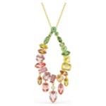 Swarovski smykke Gema pendant Mixed cuts, Multicolored, Gold-tone plated - 5741589