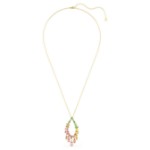 Swarovski smykke Gema pendant Mixed cuts, Multicolored, Gold-tone plated - 5741589