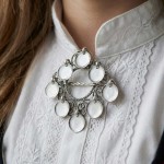 Barnesølje  i hvit sølv - 176100