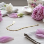 Armbånd i 18kt gull med 4 rad - 01-FA4050-18