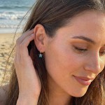 Ørepynt i forgylt sølv Sommerfugl blå. LIV - 700812