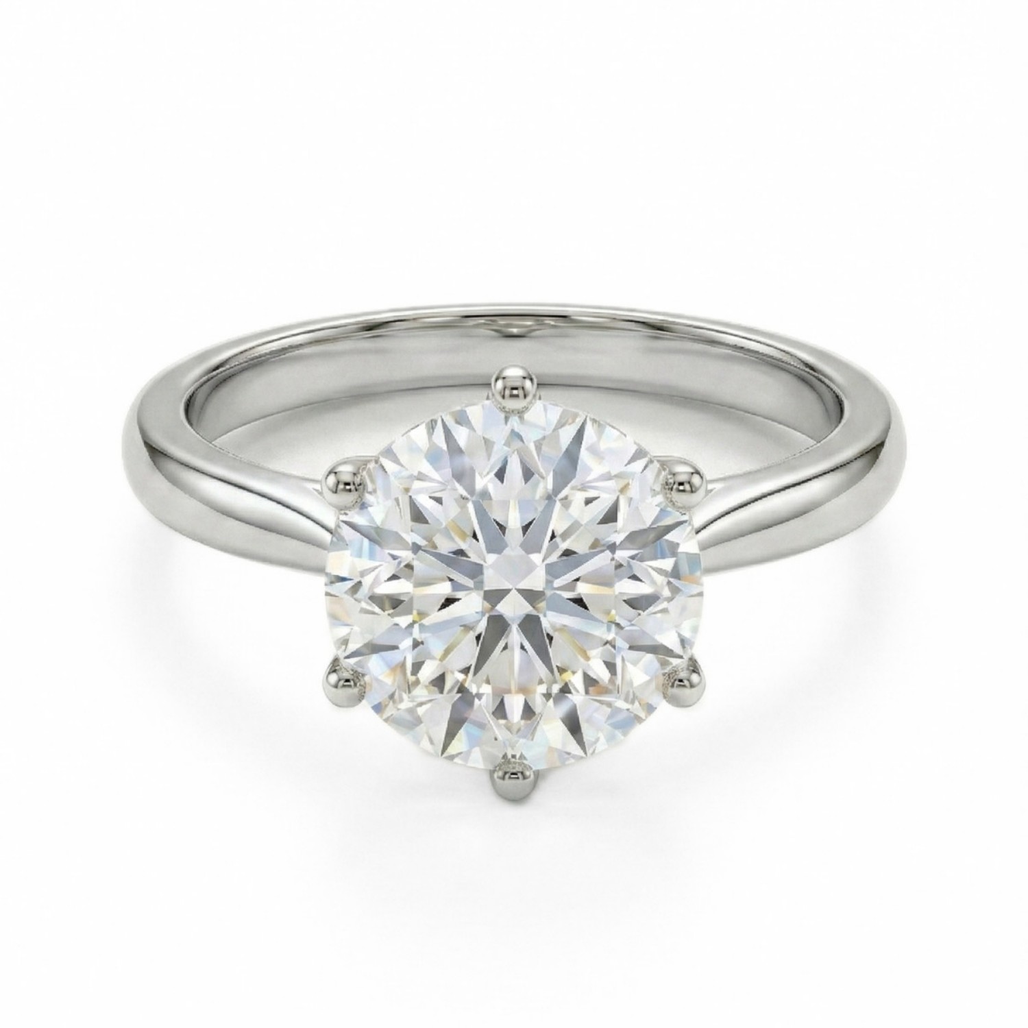 Forlovelsesring med lab grown diamant 2,0 ct River (D/E) VS1 3xExcellent i gult gull - 18007200LG-gg